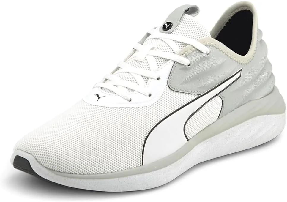Мужские беговые кроссовки PUMA Better Foam Emerge, белый/черный/фиолетовый/серый — фото 3