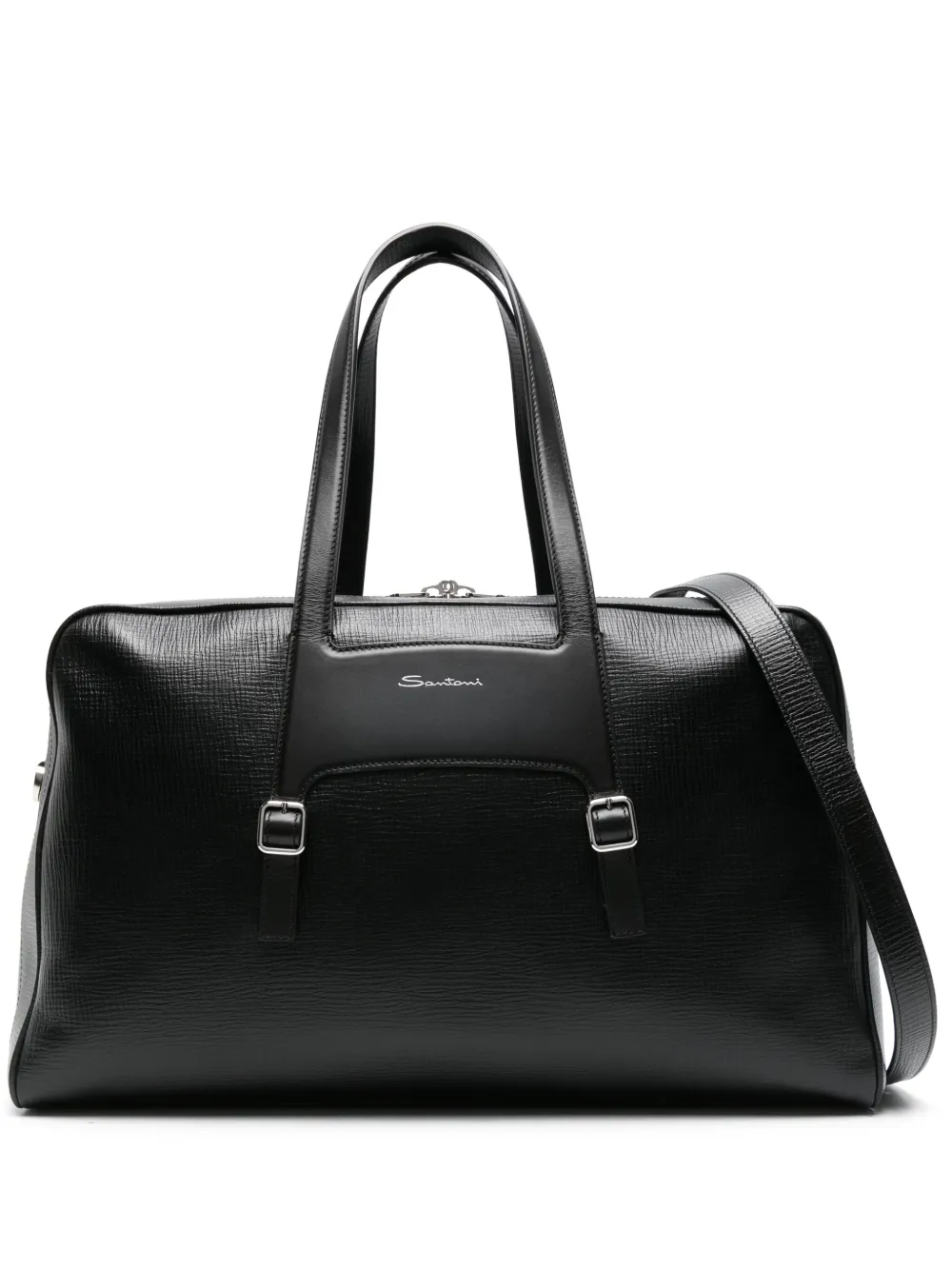 

Дорожная сумка на молнии Santoni, черный