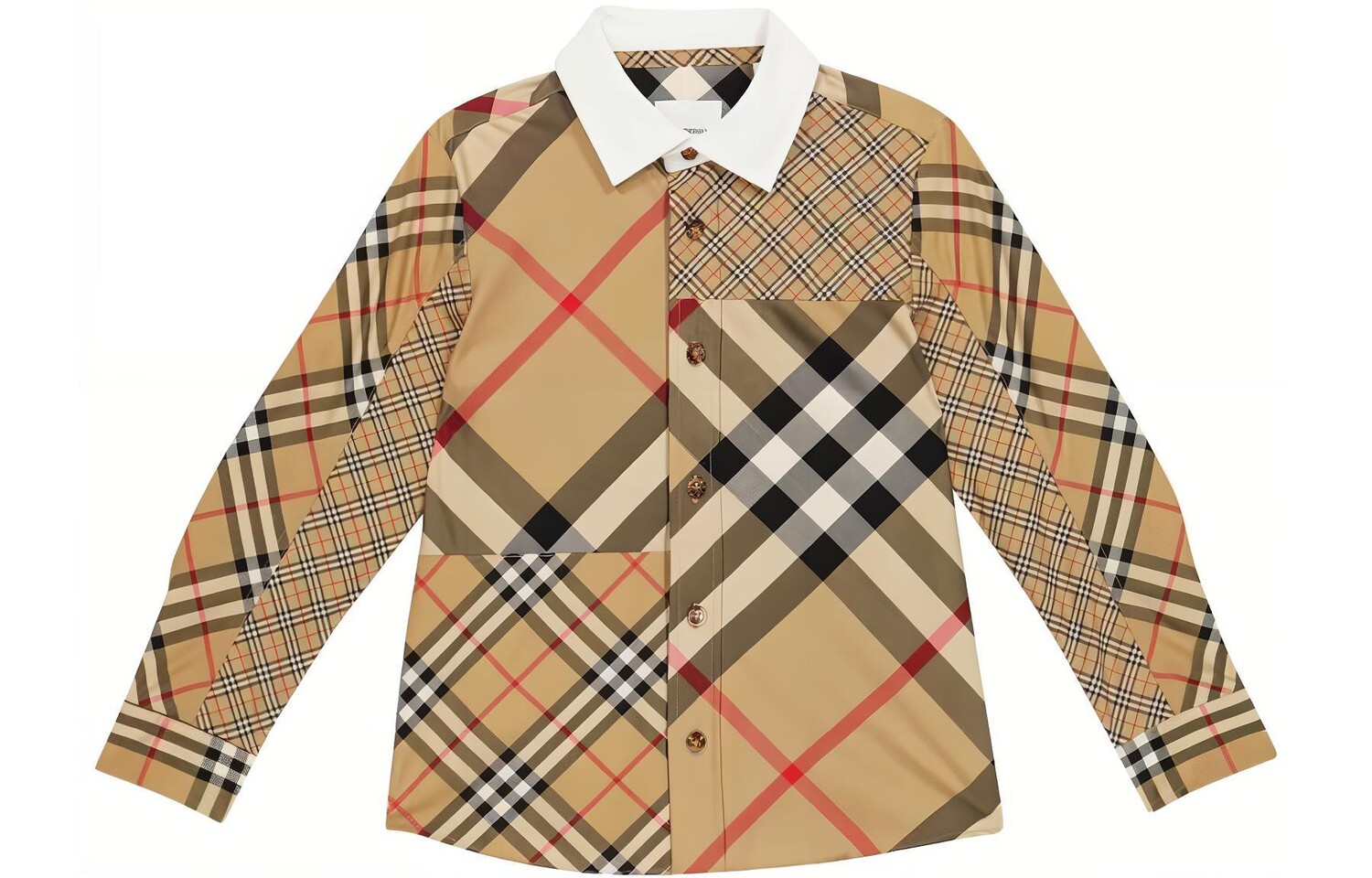

Рубашка детская Burberry, светло-коричневый