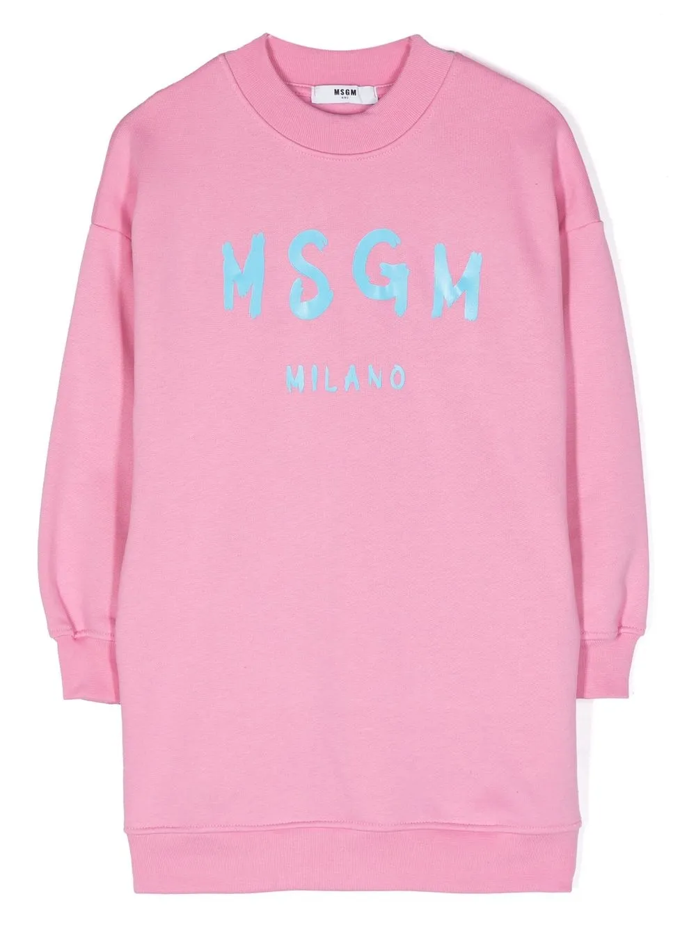 

Платье-джемпер с логотипом MSGM Kids, розовый