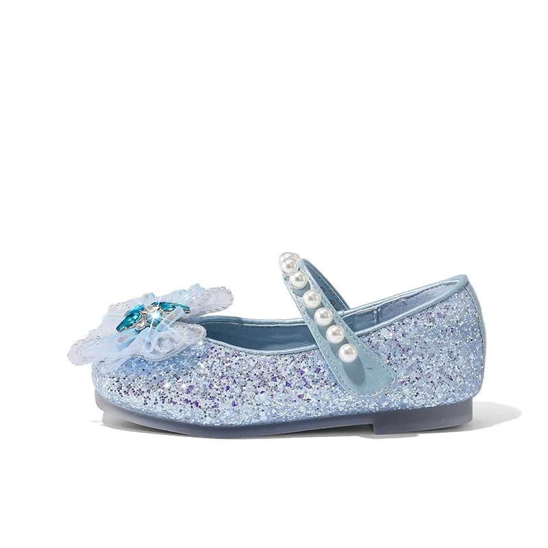 Детские кожаные туфли ABC DOUKIDS Low top ABCdoukids, розовый — фото 4