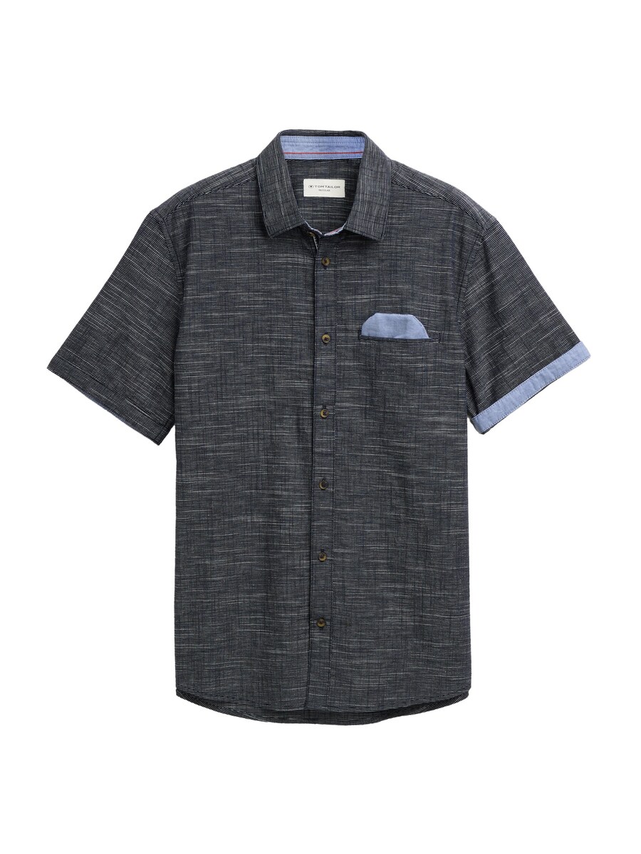 

Рубашка на пуговицах классического кроя TOM TAILOR, marine blue