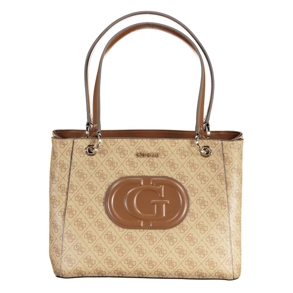 

Бежевая полиэтиленовая сумка Guess Shoes