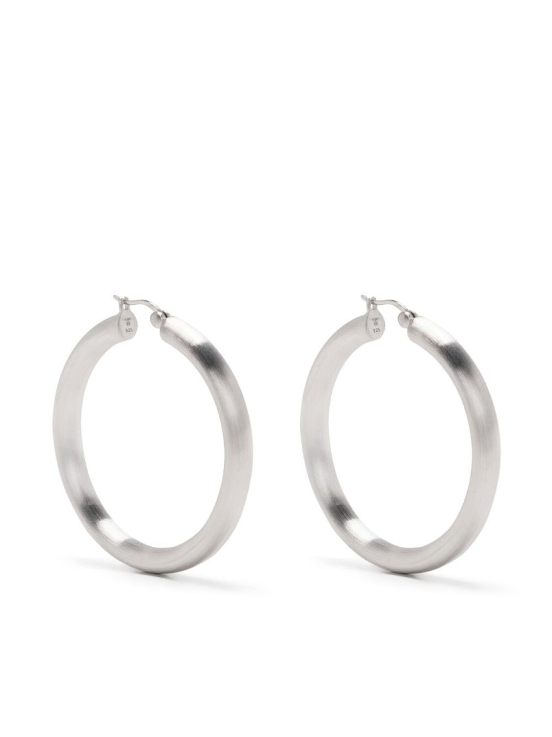 

Серьги-кольца Classic Thick Satin XL Tom Wood, серебряный