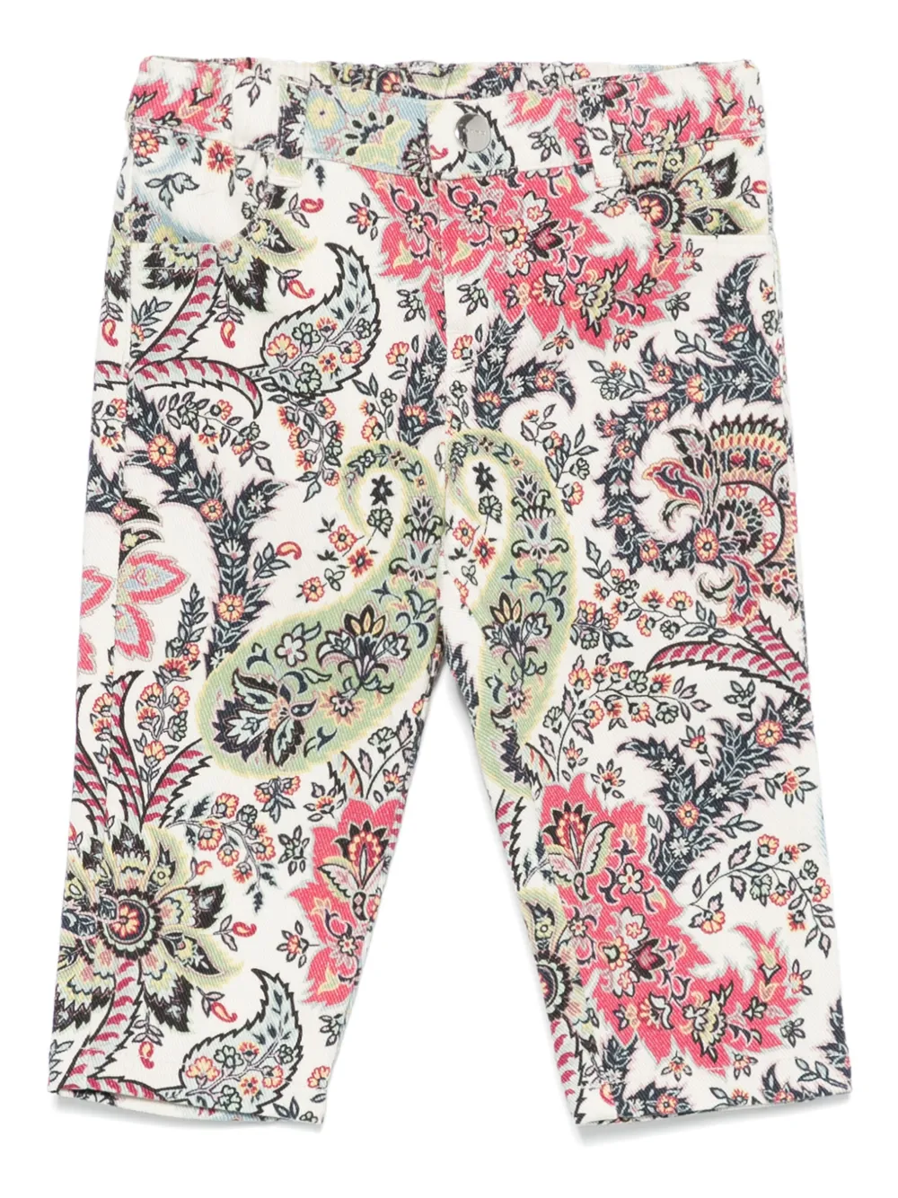 

Брюки с цветочным принтом ETRO KIDS, розовый