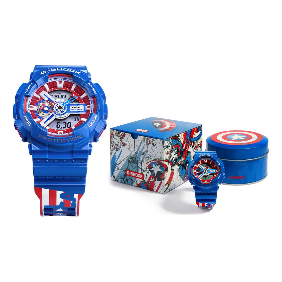 

Часы CASIO G-Shock Analog-Digital 'Blue', синий