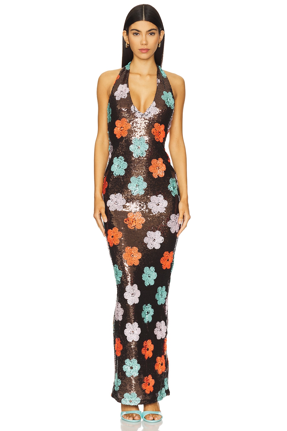 

Платье-бандо Sienna от Nookie, floral sequin
