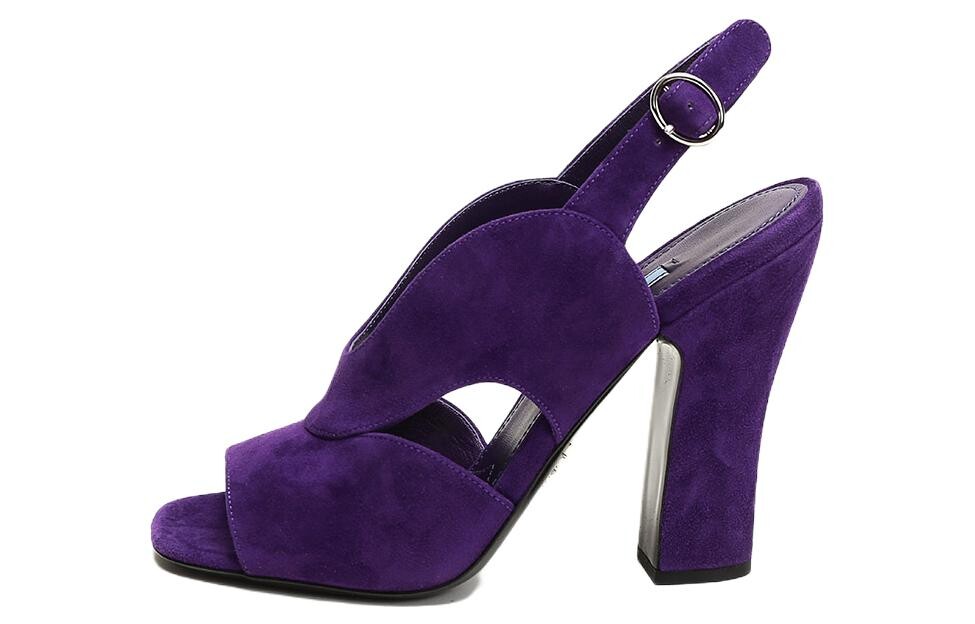 

Женские шлепанцы PRADA, Purple