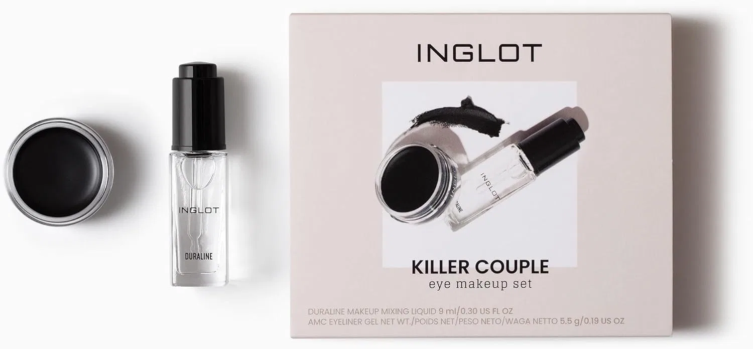 Набор для макияжа Inglot: Duraline 9 мл + AMC Eyeliner Gel 77 — фото 3