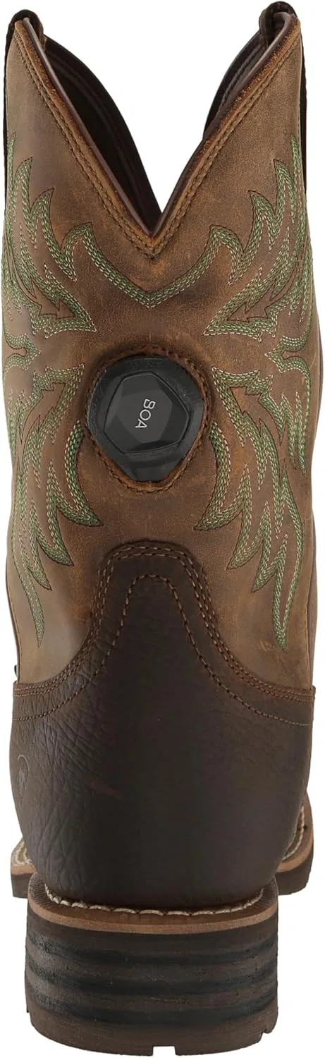 Мужские водонепроницаемые ковбойские ботинки Ariat Hybrid Rancher BOA, 2-Acorn Brown Beduino Brown — фото 3