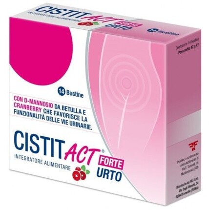 

Cistit act Forte Urto добавка для лечения мочевыводящих путей 14 пакетиков F & F