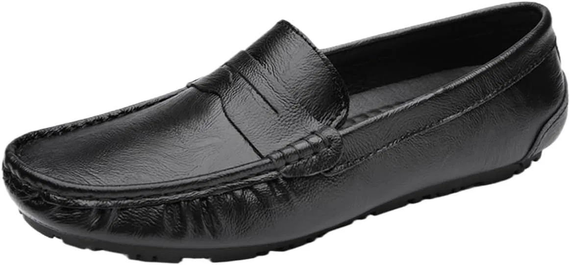 Лоферы мужские Classic Leather Slip-On, Black DHFIRUFSHLO