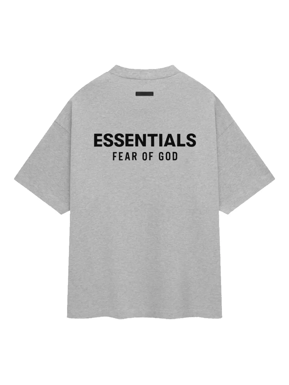 Футболка Fear of God Essentials Jersey Crewneck, серый — фото 2