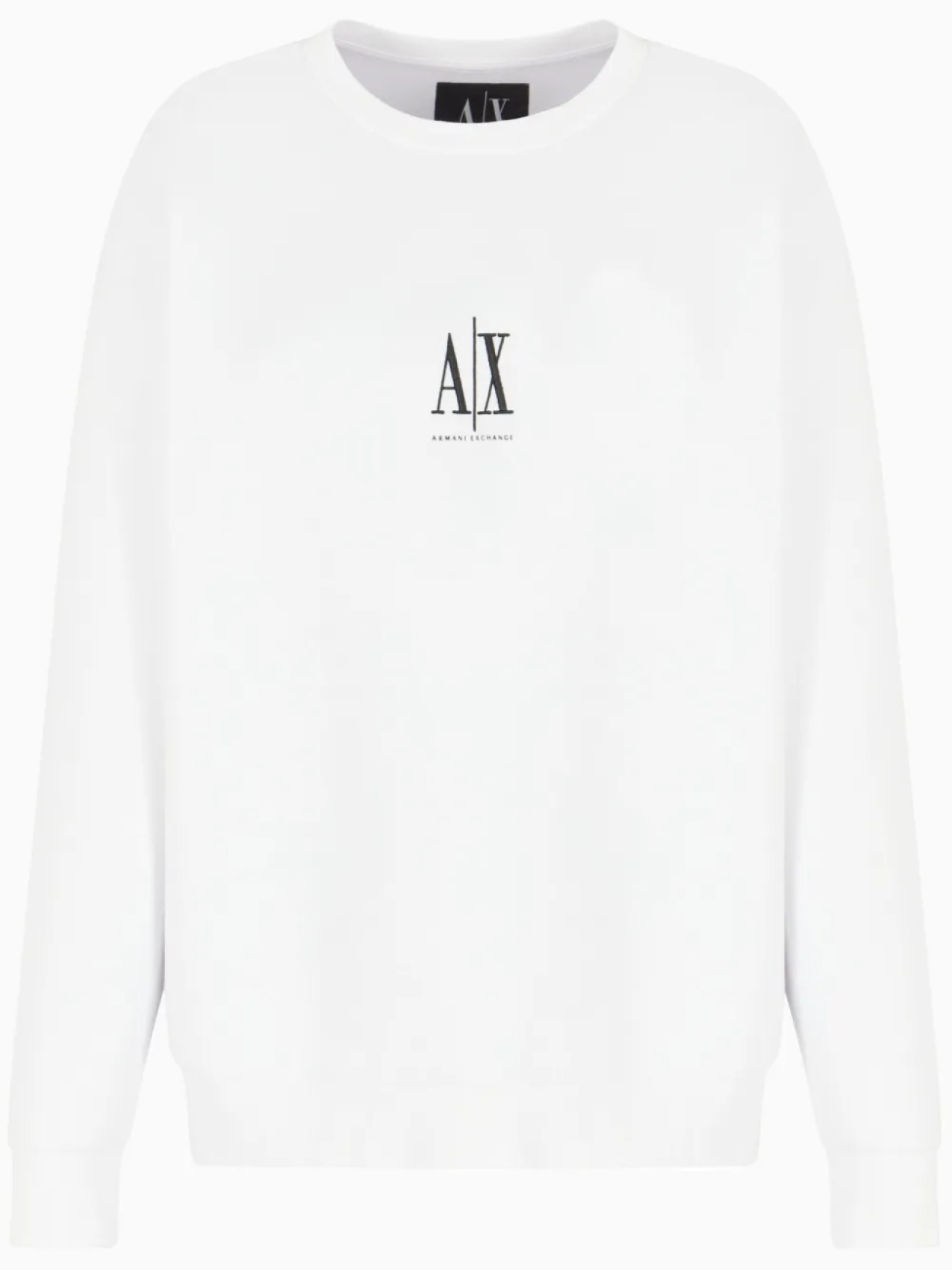 

Толстовка с вышитым логотипом Armani Exchange, белый