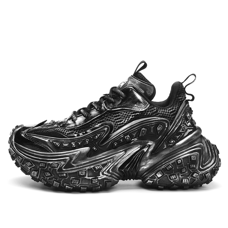 

BLVCK PARIS Экспертбук Лоу Топ Чанки Сникерсы Унисекс — Чёрные Состаренный[Широкая стопа, рекомендуем взять на размер больше], цвет Black Distressed[Wide Feet, Consider 1 Size Up]