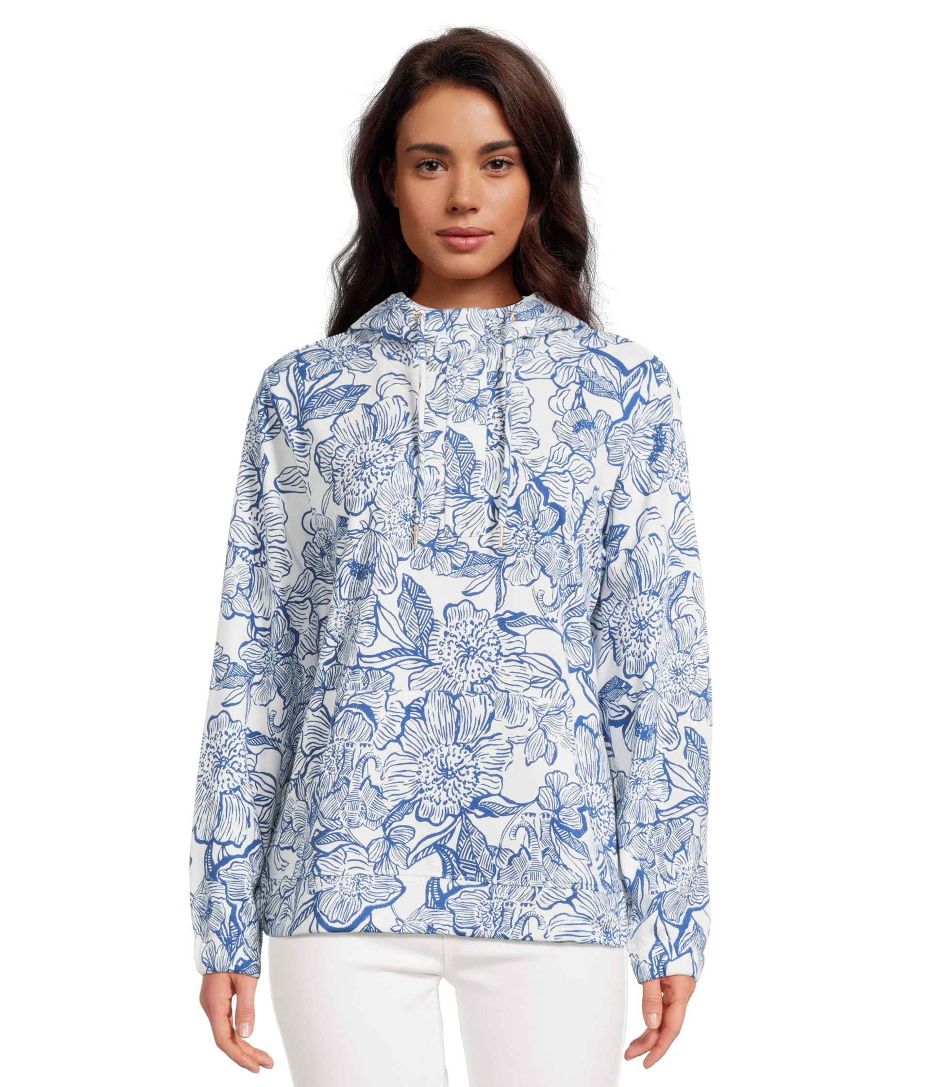 

Худи Lilly Pulitzer Chiara Hoodie Pullover, цвет Coconut Unforgettable