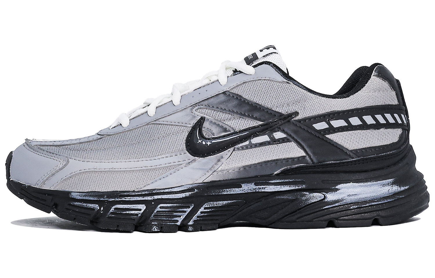 

Nike Беговые кроссовки Unisex с амортизацией Initiator, износостойкие, низкие, цвет Gray Black
