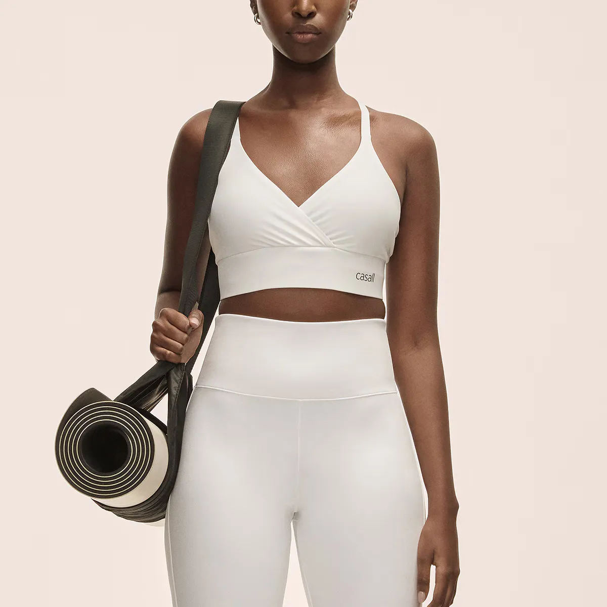 

Топ спортивного бра для женщин Wrap Sports Bra Casall, белый
