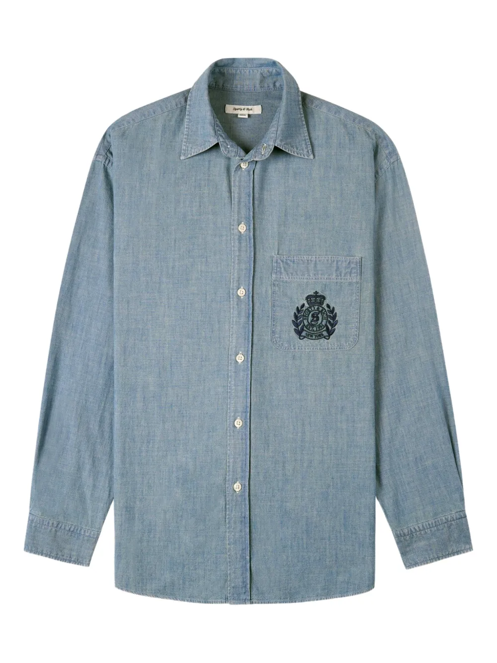 

Рубашка H&W Crest Sporty & Rich, синий