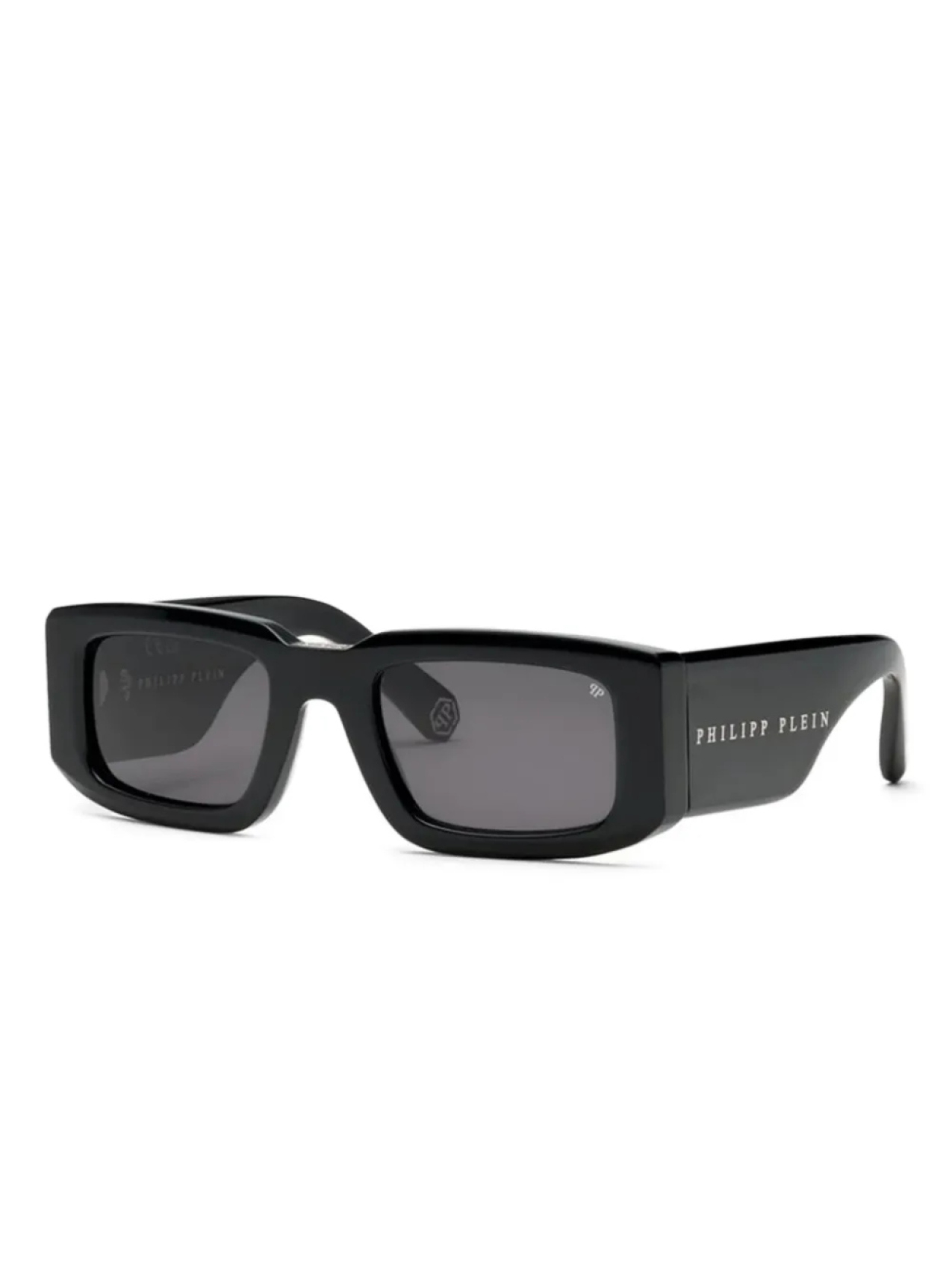 

Солнцезащитные очки с большой дужкой Philipp Plein Eyewear, черный