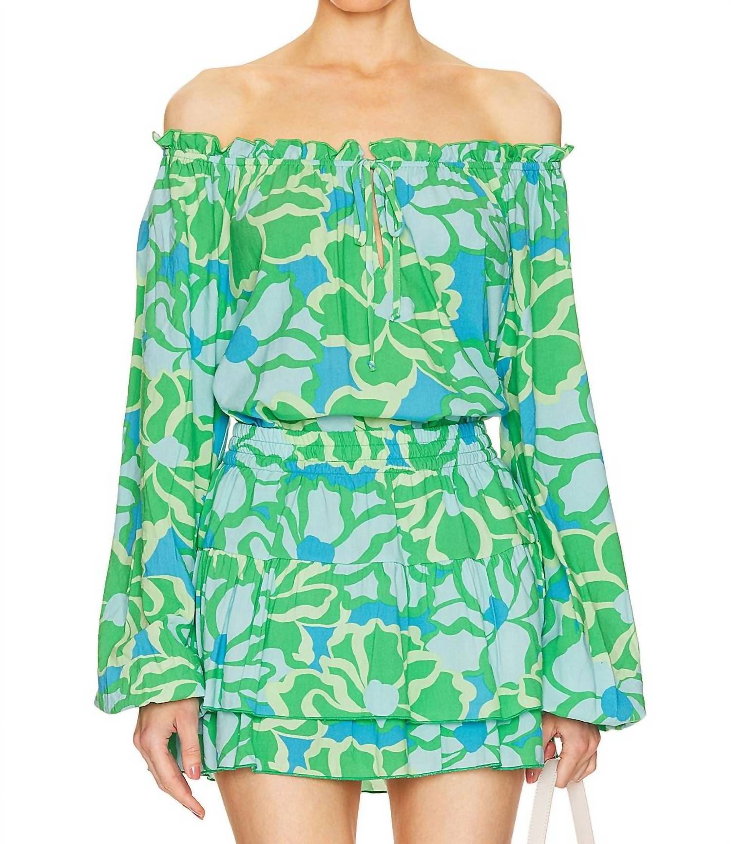 

Верхняя туника Margo в цвете Abstract Poppy Multi Show Me Your Mumu