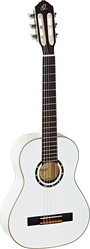 

Акустическая гитара Ortega Guitars R121-1/2WH Family Series 1/2 Body Size Nylon 6-String Guitar w/ Free Bag, Spruce Top and Mahogany Body, White Gloss