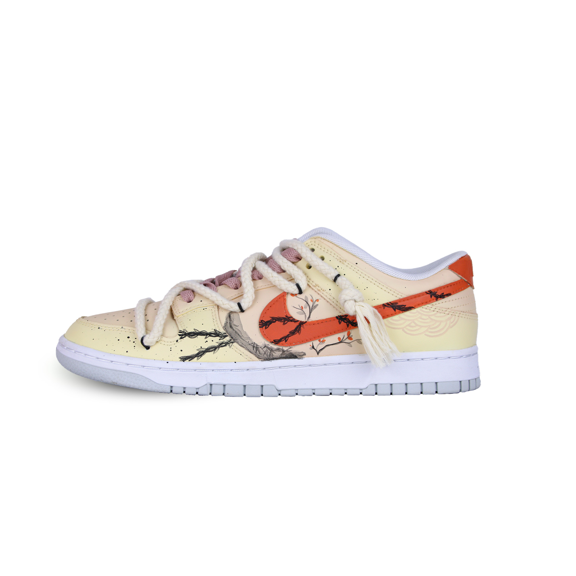 

Кроссовки Nike Dunk Skateboarding Shoes Men Low-top Red, цвет Wheat