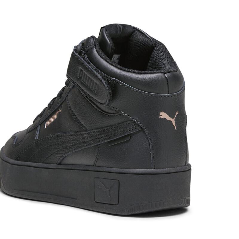 Кроссовки Carina Street Mid Женские PUMA Черный Розовое Золото Металлик, цвет gelb — фото 4