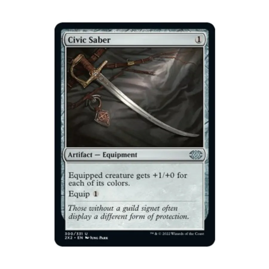 

CCG Гражданская Сэйбер (U), MTG - Double Masters 2022