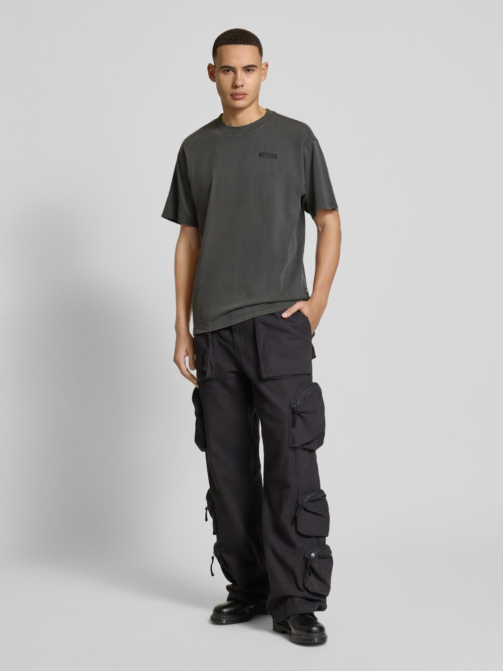 

Футболка свободного кроя с этикеткой G-Star Raw, черный