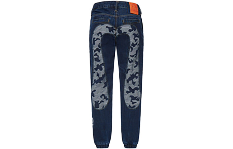 

Джинсы мужские деним синие Evisu, синий