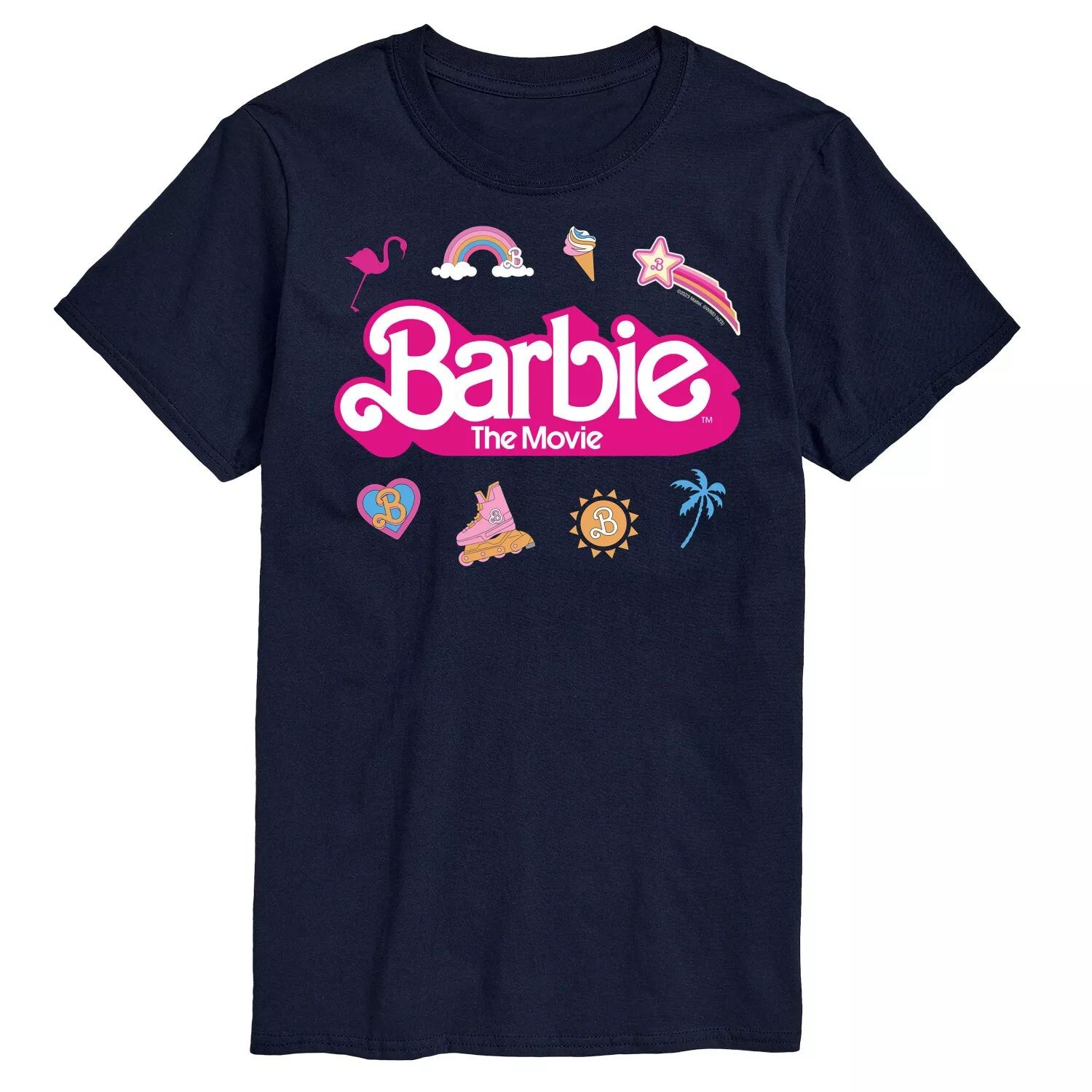 

Футболка с логотипом Big & Tall The Movie Theater Movie Barbie, синий