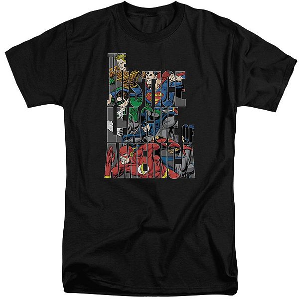 

Футболка с принтом Justice League of America Licensed Character