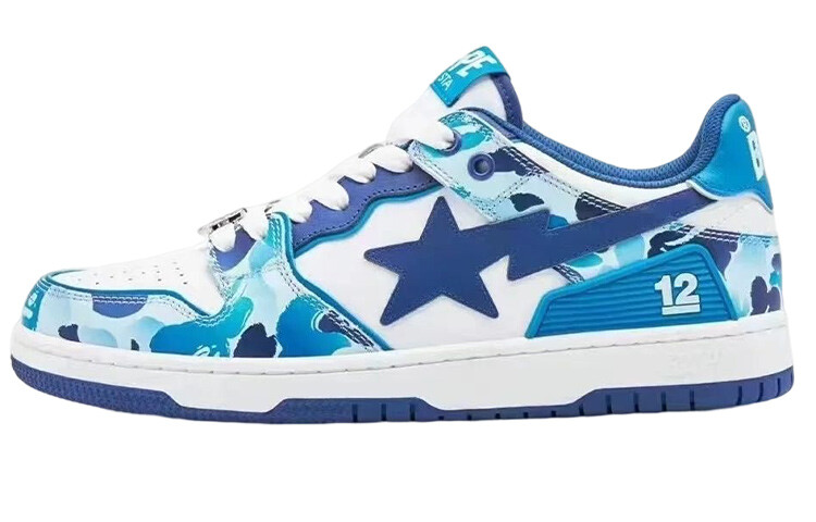 

SK8 Low Белый Синий Женский A Bathing Ape
