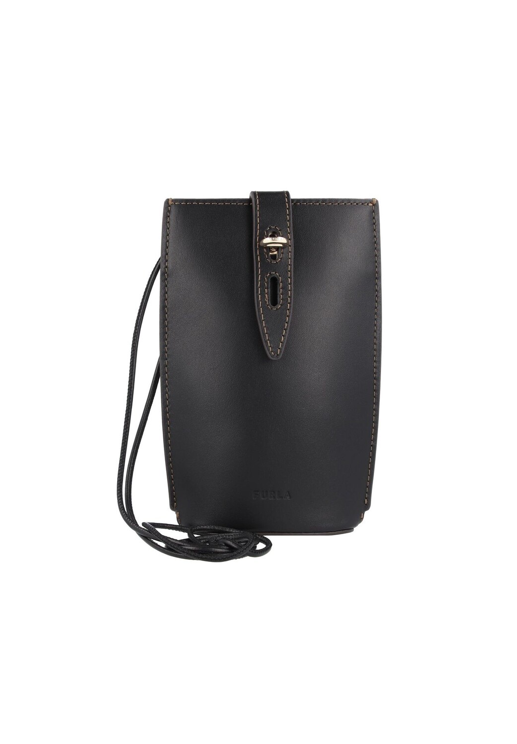 

Кожаная сумка для мобильного телефона Unica 9 см FURLA, цвет Nero Gesamt Breite