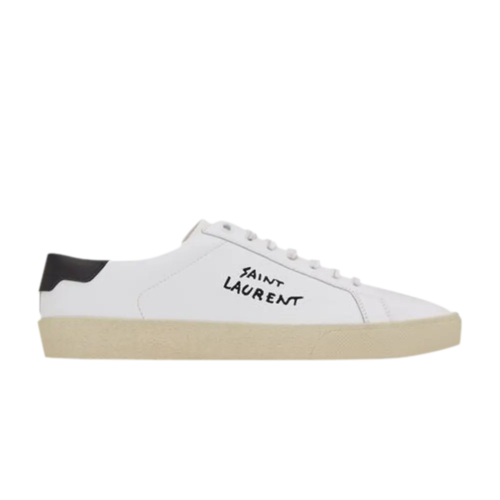 Ботинки Saint Laurent SL-06 Court Leather 2023, белый