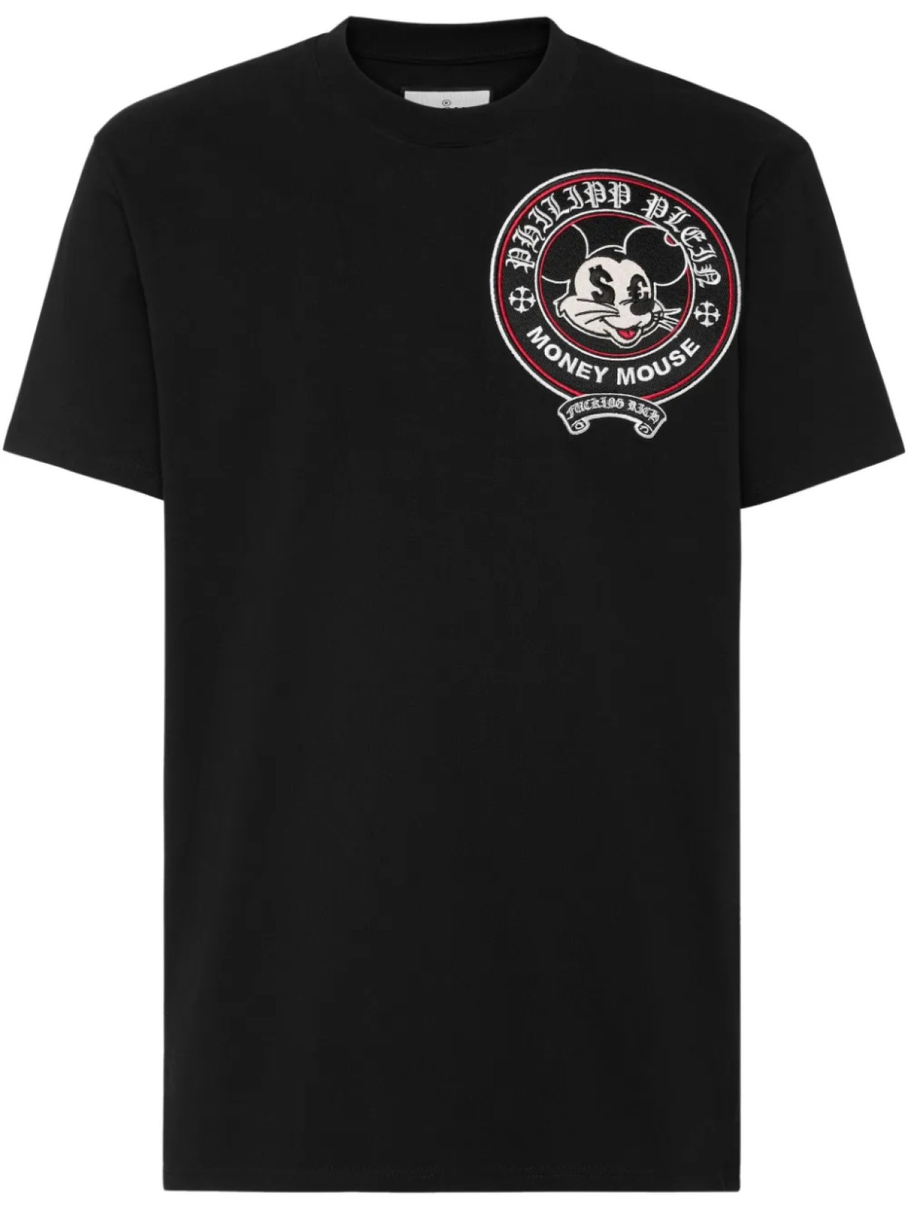 

Футболка с вышивкой Money Mouse Philipp Plein, черный