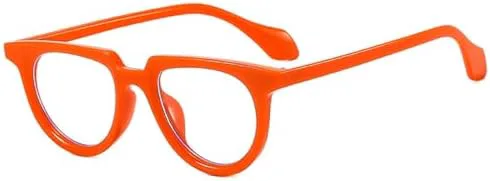 

Овальные солнцезащитные очки 2027 года для женщин, желейные, с защитой от УФ-излучения UV400, модные мужские солнцезащитные очки в стиле панк MTZJH, Orange Clear