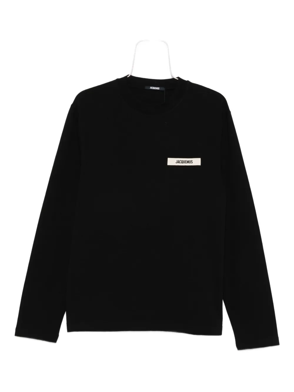 

Футболка Le T-shirt Gros Grain T-shirt JACQUEMUS, черный