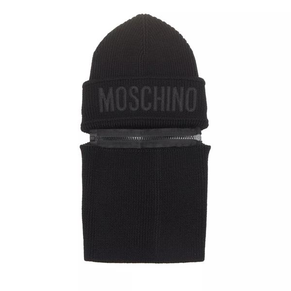 

Бейсболка beanie Moschino, черный