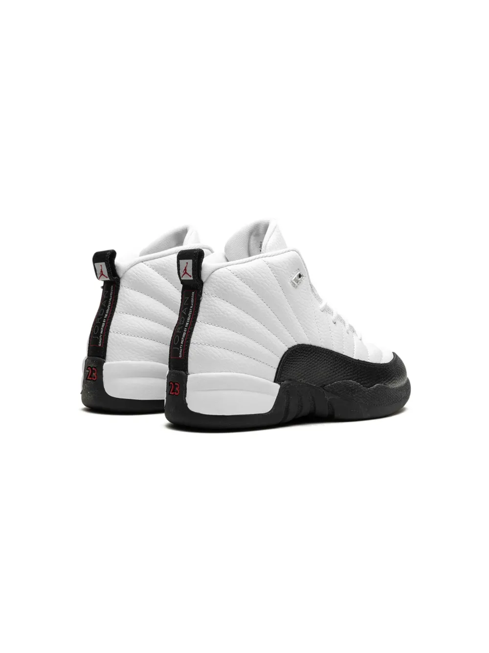 Кроссовки Air Jordan 12 Red Taxi Jordan Kids, белый — фото 3