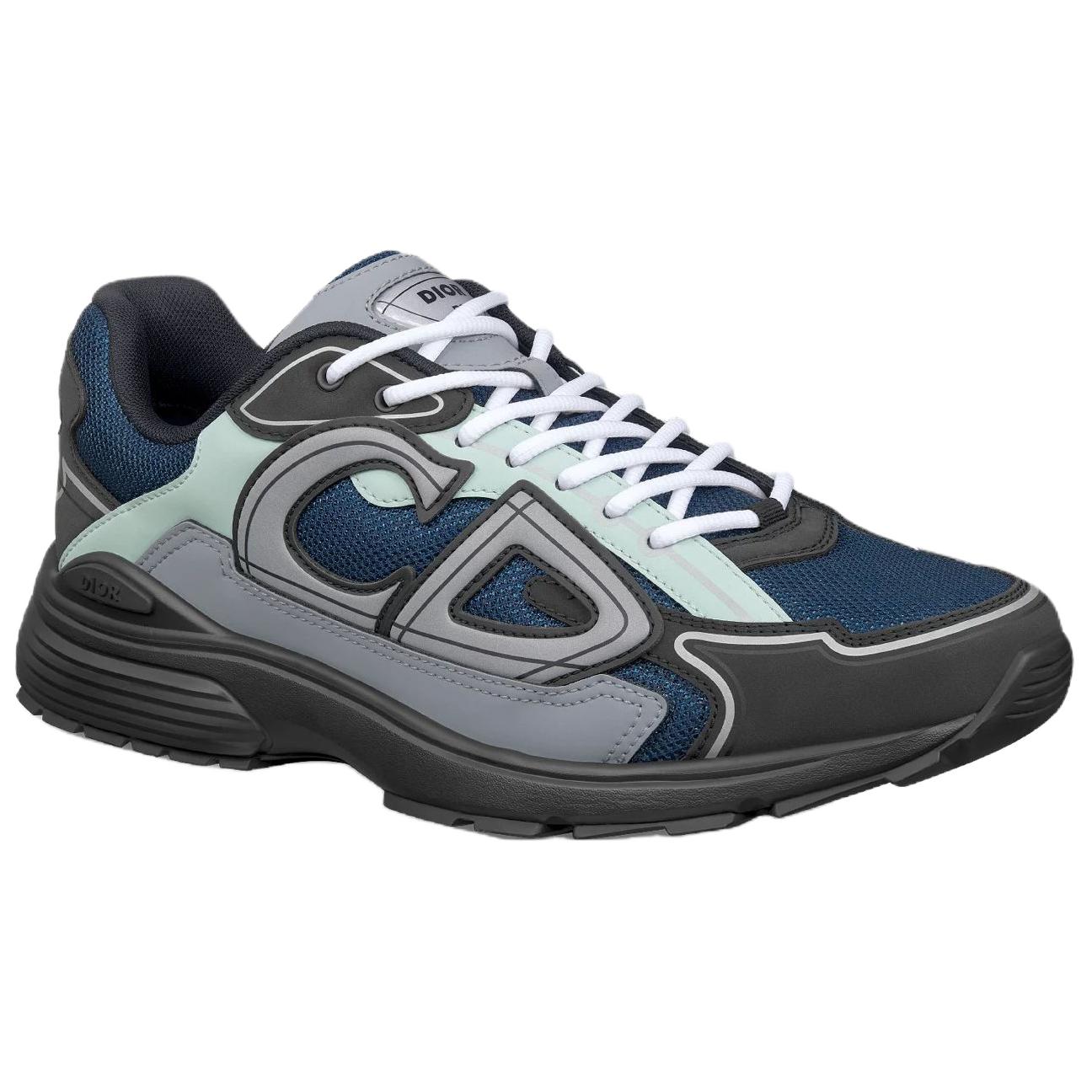 DIOR B30 Countdown Low top повседневные туфли мужские синий мятный — фото 4