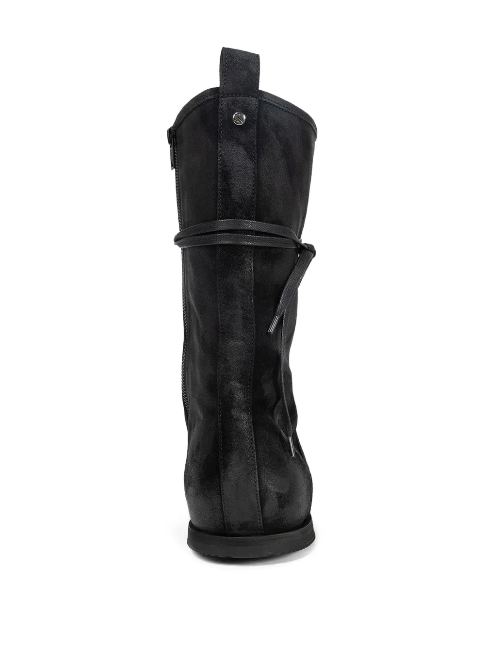 Замшевые кроссовки Fides на шнуровке Ann Demeulemeester, черный — фото 3