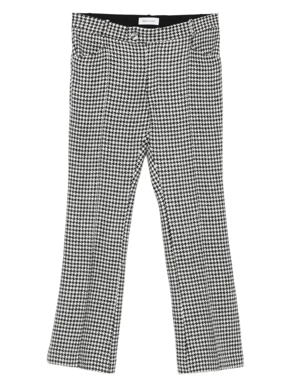 

Шерстяные брюки в ломаную клетку Ernest W. Baker, черный