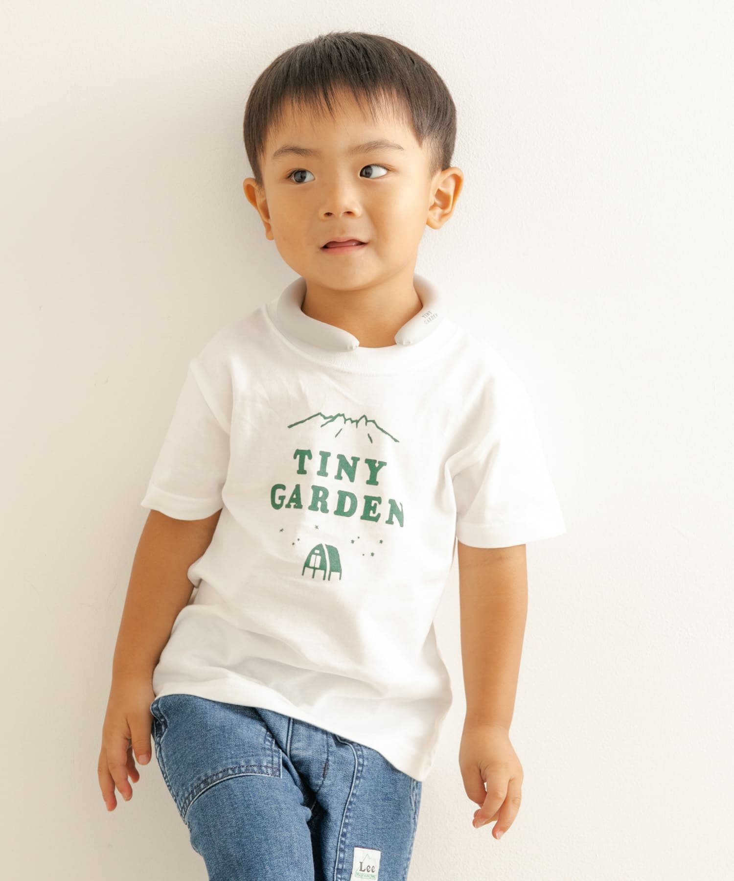 Детская футболка TINY GARDEN EKAL, White/Green