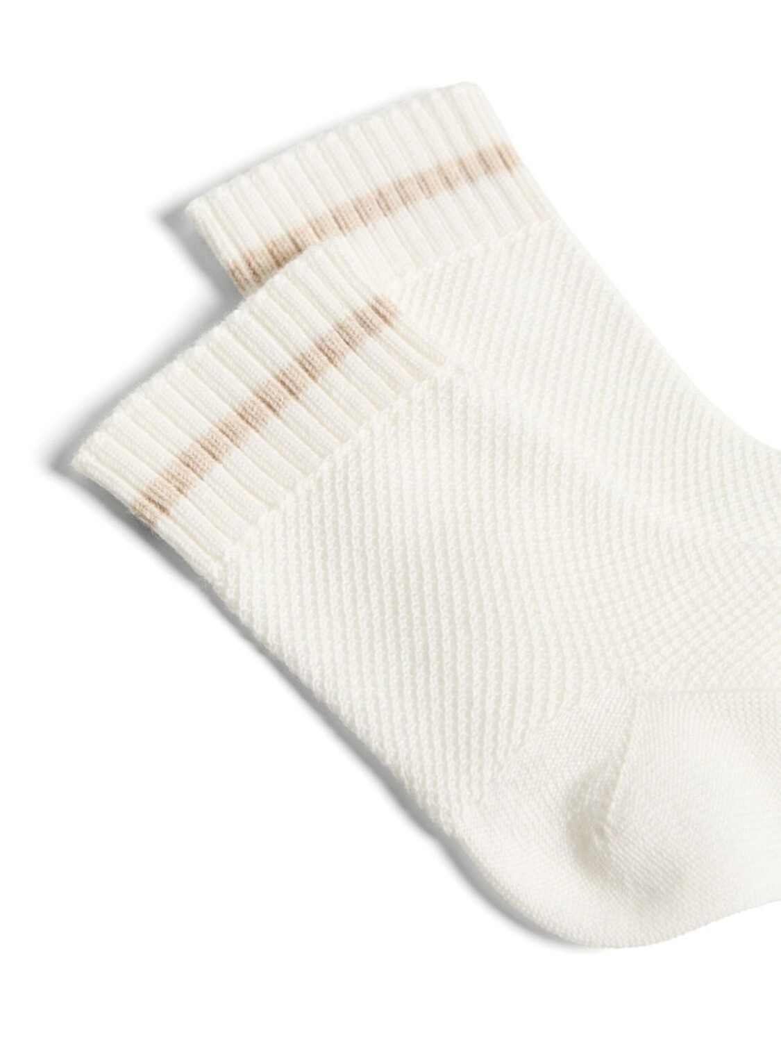 Brunello Cucinelli Kids носки Bernie Baby, белый — фото 2
