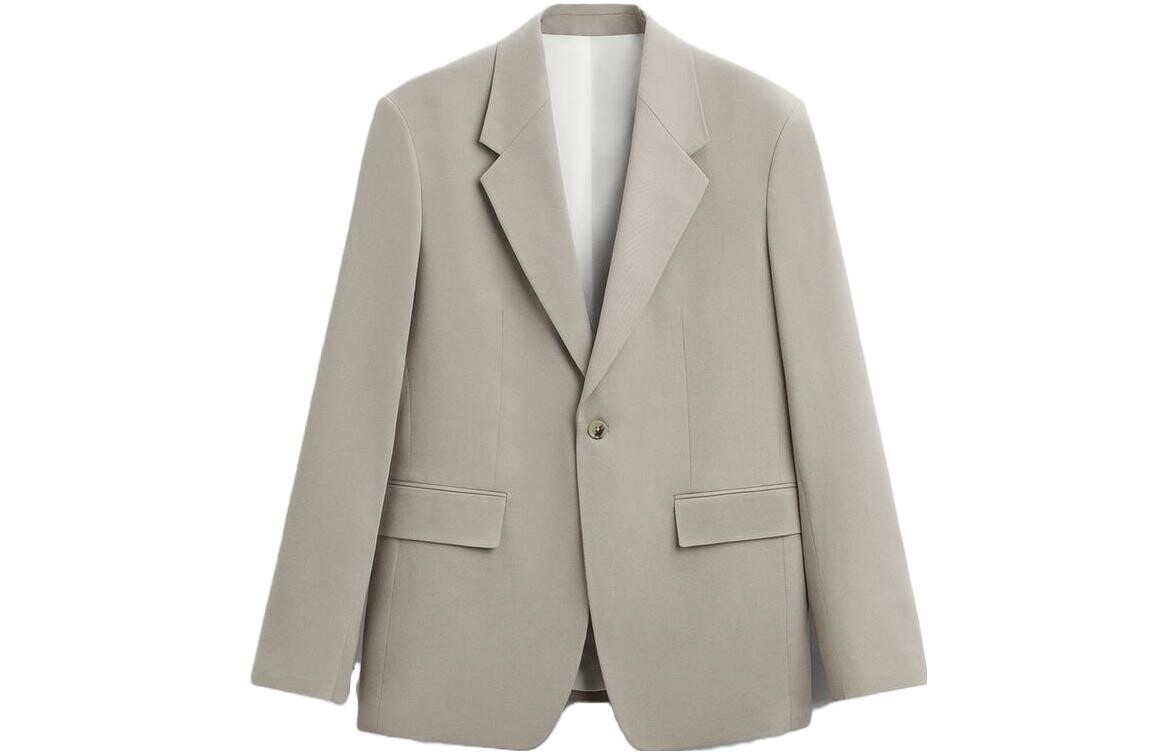 

Деловой костюм мужской серый Zara, серый