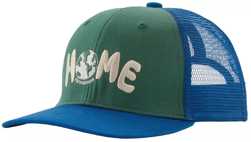

Кепка Patagonia Youth Trucker, цвет Homegrown/Confier Green