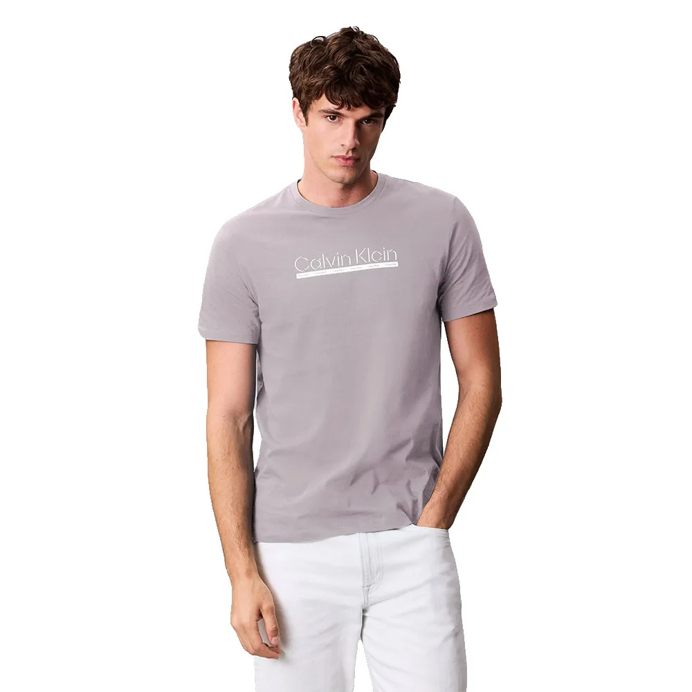 

Футболка с коротким рукавом Calvin Klein Graphic Outline, серый