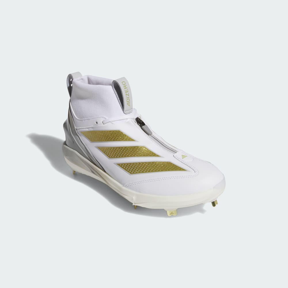 Кроссовки Adidas Adizero Impact+ 2.0 Cleats, цвет Cloud White/Gold Metallic/Gold Metallic — фото 4